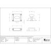 Satin Brass Cabinet Latch