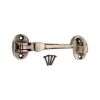 Silent Cabin Hook 4" - 100mm Antique Brass