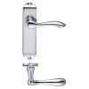 Zoo Hardware Arundel Lever Latch Furniture - Short Plate 175 x 42mm - Chrome