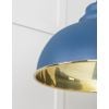 Smooth Brass Harborne Pendant in Upstream