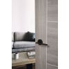 STATUS Alabama Lever Door Handle on Round Rose - Urban Dark Bronze