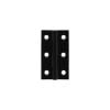 Millhouse Brass Cabinet Butt Hinges 50mm x 28mm x 2mm - Matt Black