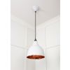 Smooth Copper Brindley Pendant in Flock