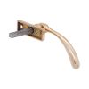 Peardrop Espag Locking Fastener (RH) Polished Brass