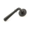 Aged Bronze Newbury Lever on Rose Set (Art Deco) - Unsprung