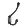 Zoo Hardware Hat and Coat Hook - 4.5" - Black