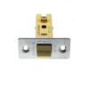 Atlantic Fire-Rated CE Marked Bolt Through Tubular Latch 3" - Polished Chrome