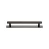 Heritage Brass Cabinet Pull Hexagonal Design with Plate 128mm CTC Matt Bronze Finish
