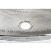 Hammered Nickel Oval Sink