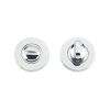 Zoo Hardware Turn and Release complete with escutcheon and 5mm spindle - 52mm Rose - Grade 304 - Stainless Steel