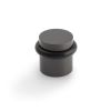 Valli 38 x 35mm - Floor Mounted Plain Doorstop - Concealed Fix - Dark Bronze PVD