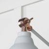 Hammered Copper Brindley Wall Light in Birch