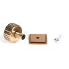 Polished Bronze Judd Cabinet Knob - 32mm (Square)