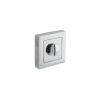STATUS WC Turn and Release on S4 Square Rose - Polished Chrome