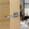 STATUS California Door Handle Pack (Euro Lock Set - 3" CE Sashlock, 4" Slim Knuckle Hinges x2) - Satin Chrome