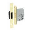 Jedo Oval Profile Deadlocks 76mm Polished Brass - By Frelan Hardware - JL1063PB