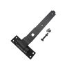Hook and Band Hinge - Cranked 12" - 300mm Black