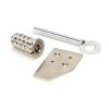 Polished Nickel Key-Flush Sash Stop