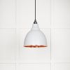 Hammered Copper Brindley Pendant in Flock