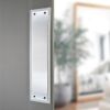 Georgian Finger Plate 300mm Satin Chrome