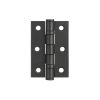 Zoo Hardware Door Hinge 2 Ball Bearing 3"x2"x2mm - Powder Coat Black