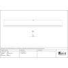 Black 1.5m Curtain Pole