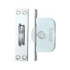 Zoo Hardware Brass Ball Bearing Pulleys - 2 1/4" Square Forend - Polished Chrome