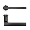 Zoo Hardware Varese Lever on 32mm Round Mini Rose - PVD Black