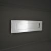 Victorian Letter Plate 250mm Polished Chrome