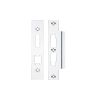 Zoo Hardware Spare Acc Pk for UK Horizontal 3L Locks - *BLANK* - Contains Forend, Strike and Fixing Screws (Lock Version) - Chrome