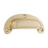 Traditional Cup Pull Polished Brass