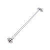 Silent Cabin Hook 12" - 300mm Satin Chrome
