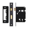 Zoo Hardware 3 Lever Sash Lock 2.5" - smaller case - Powder Coat Black