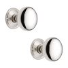Edwardian Ball Rim/Mortice Door Knob Polished Nickel