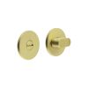CR-801 Satin Brass Thumb Turn & Lock Round Rose - By Frelan Hardware - CR-801A7SB