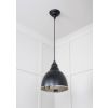 Smooth Nickel Brindley Pendant in Elan Black