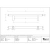 Black 400mm Pull Handle