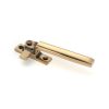 Polished Bronze Locking Art Deco Fastener - RH