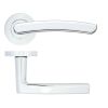 Zoo Hardware Santiago lever on rose - Polished Chrome