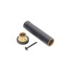 Opal Knurlmond Door Stop Matt Black