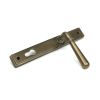 Burnished Brass Newbury Slimline Lever Espag. Lock Set
