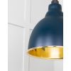 Smooth Brass Brindley Pendant in Dusk