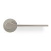 Valli Carmen Lever on Round Rosette - Satin Nickel PVD
