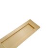 Victorian Letter Plate 300mm Satin Brass