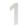 150mm Numerals SSS Finish 150mm Satin Stainless Steel No. 1 - By Frelan Hardware - JNSS-1