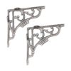 GNER Shelf Bracket Pewter 150x150mm (Sold in Pairs)