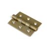 Satin Brass 3" Ball Bearing Butt Hinge (Pair) ss