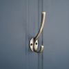 Victorian Coat Hook 115mm Antique Brass