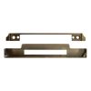 Atlantic DIN Rebate Kit for Euro Profile, Bathroom Lock, Latch, Euro Deadlock - Matt Antique Brass