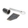 Aged Bronze Key-Flush Sash Stop